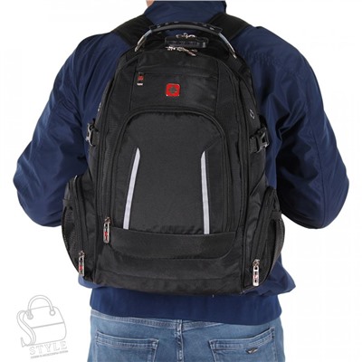 Рюкзак мужской текстильный 1877W black Whiff