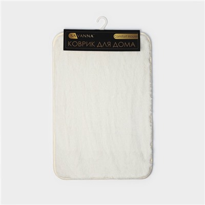 Коврик для дома SAVANNA «Элайза», 40×60 см, молочный