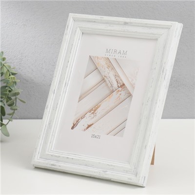 Фоторамка для фото 15×21 см «МИРАМ», пластик, (пластиковый экран)