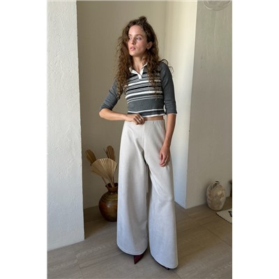 Брюки эко-замша  BASE102/01/Бежевый