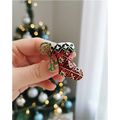 Брошь Новогодний стиль
