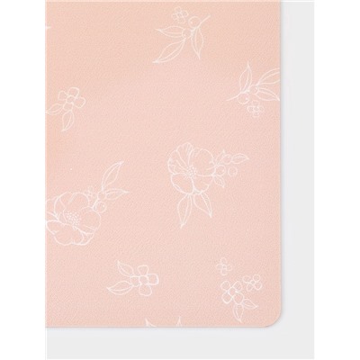 Коврик для сушки посуды Доляна Flowers, влаговпитывающий, 46×30.5 см, розовый