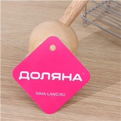 Щётка для посуды Доляна «Лотос», круглая, 22 см
