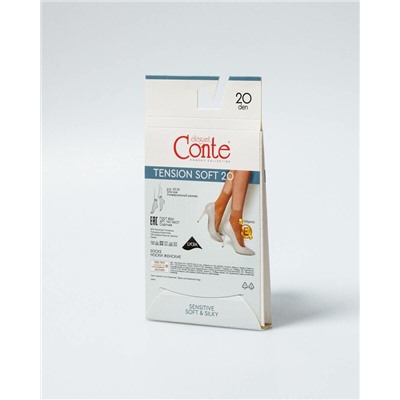 Полиамидные CONTE TENSION SOFT 20  Носки женские
