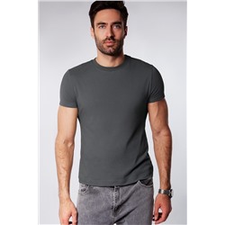 Футболка slim fit из премиального хлопка с эластаном VILATTE, 1026804
