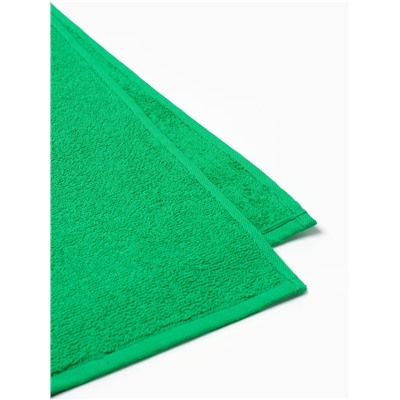 Полотенце махровое «Экономь и Я», 50×90 см, хлопок 100%, зелёное