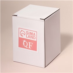 Органайзер для для ватных палочек, с крышкой, d=7×10.5 см, полупрозрачный, чёрный