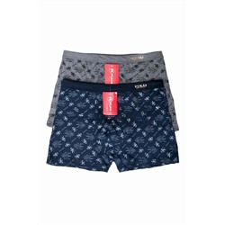 F-1172 (2 шт) (Трусы мужские боксеры 2 шт., Fukai )