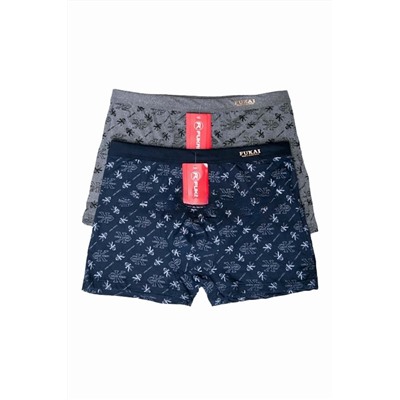 F-1172 (2 шт) (Трусы мужские боксеры 2 шт., Fukai )