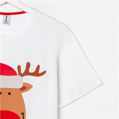 Футболка мужская KAFTAN «Merry Xmas» размер 52