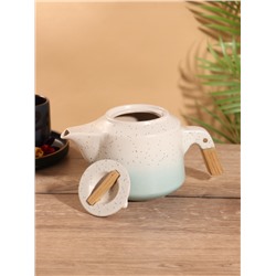 Набор для чаепития «Белые ночи», чайник, 2 кружки, керамика