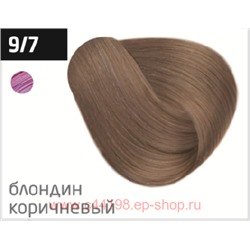 OLLIN PERFORMANCE  9/7 блондин коричневый 60мл Перманентная крем-краска для волос