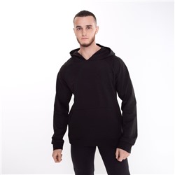 Толстовка мужская, цвет чёрный, размер 52