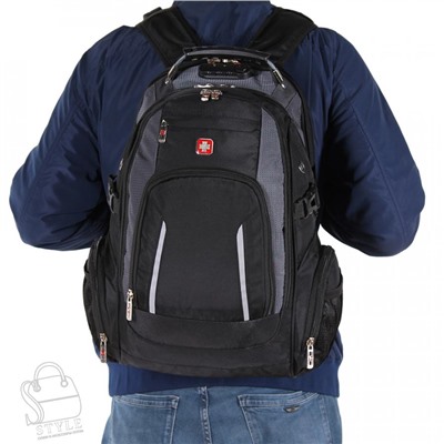Рюкзак мужской текстильный 1877W gray Whiff