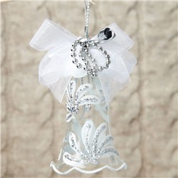 Ёлочная игрушка «Хрустальный колокольчик» h=8.2 см