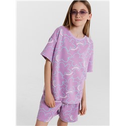 КОМПЛЕКТ ДЛЯ ДЕВОЧЕК (БЛУЗА, ШОРТЫ) 197728