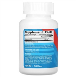 Vplab, CoQ10, 100 mg, 60 Softgels