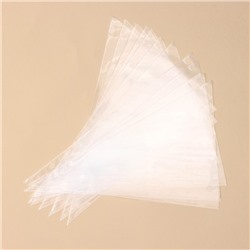 Кондитерские мешки KONFINETTA, 55 мкм, 35×22.5 см, 50 шт., прозрачные