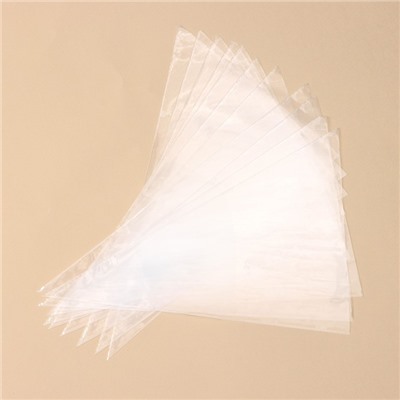 Кондитерские мешки KONFINETTA, 55 мкм, 35×22.5 см, 50 шт., прозрачные