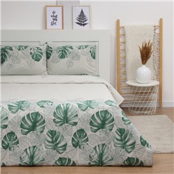 Постельное бельё 2-спальное LoveLife «Монстера», бязь