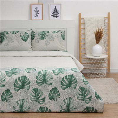 Постельное бельё 2-спальное LoveLife «Монстера», бязь