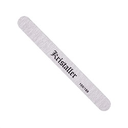 Kristaller Пилка для ногтей прямая 100/180 грит, серый 14407