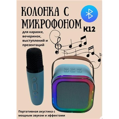 Караоке центр Мини - Колонка беспроводная bluetooth с микрофоном