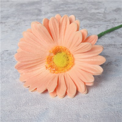 Цветок искусственный Гербера 30 см ПЕРСИКОВЫЙ / CG-30 /уп 1200/724393