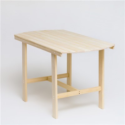 Стол для бани и дачи, 120×63×70 см, деревянный, липа