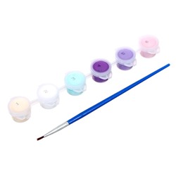 Картина по номерам для детей «Сияющая девочка», 15×21 см