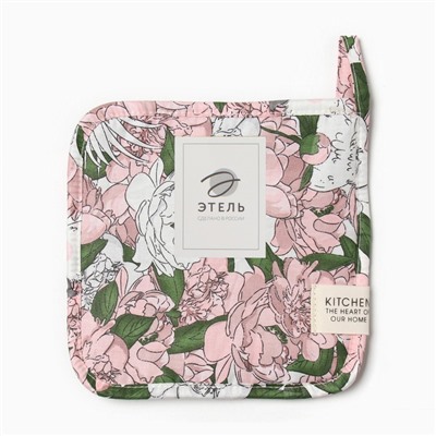 Прихватка Этель «Попугай» 19×19 см, хлопок, сатин, 110 г/м²