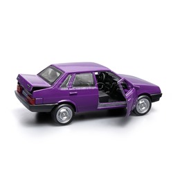 Машина металл LADA-21099 "Спутник" 12см. (двери, багаж, баклажан) инерц., в коробке