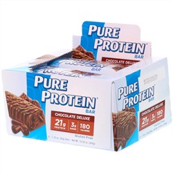 Pure Protein, Батончики Chocolate Deluxe, 6 батончиков по 50 г (1.76 унции)