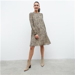 Платье летнее женское MINAKU: Green trend цвет бежевый, размер 42