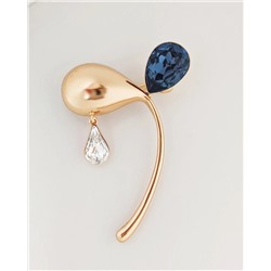 Брошь с кристаллами Swarovski