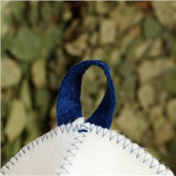 Шапка для бани и сауны именная «Андрюха», войлок, «Добропаровъ»