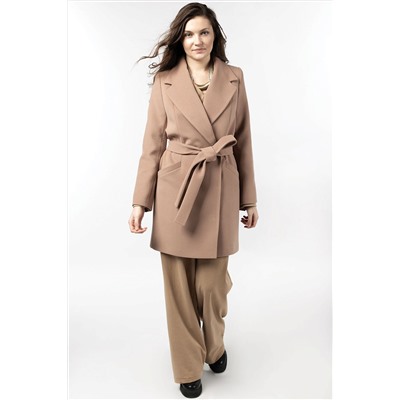 01-10316 Пальто женское демисезонное (пояс)