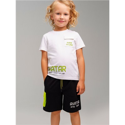 Комплект трикотажный для мальчиков: фуфайка (футболка), шорты