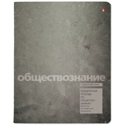 Тетрадь  48л "ЦВЕТ КАМНЯ/STONE COLOR" по обществознанию 7-48-1358/12 Альт