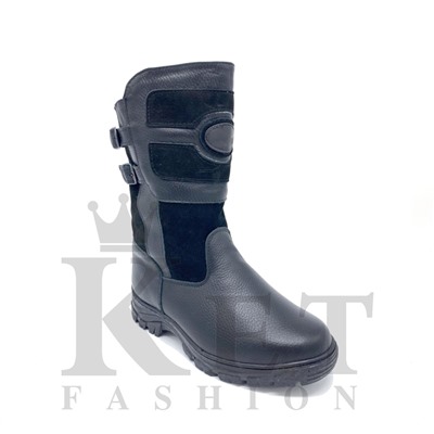 Монголки короткие черные, литая подошва