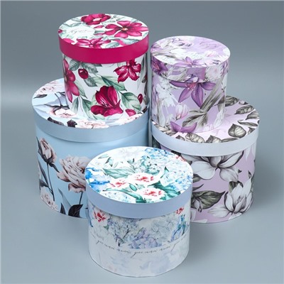 Набор коробок 5 в 1, упаковка подарочная, «Цветочный сад», 13×14 ‒ 19.5×22 см