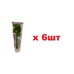 Зубная паста Мятная без фтора 100гр 6шт