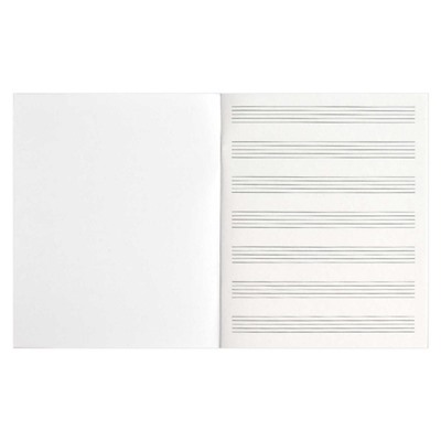 Тетрадь для нот для младших классов А5 24л "МУЗЫКАЛЬНОЕ СЕРДЦЕ" 70010 Феникс