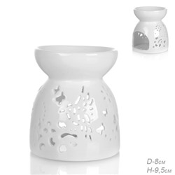 Аромалампа белая 10 см / A220-4 /уп 72/