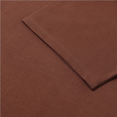 Футболка мужская MINAKU, коричневая, размер 46-48