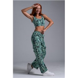 8483 Брюки женские (Рептилия)