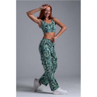 8483 Брюки женские (Рептилия)