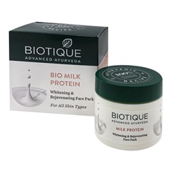 Biotique Milk Protein Instant Glow Face Pack/Биотик Молочным Протеин Маска Для Лица 50г.