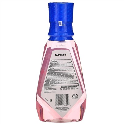 Crest, детский ополаскиватель для рта с фторидами для защиты от кариеса со вкусом жвачки, 500 мл (16,9 жидк. унций)