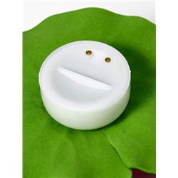 Садовый светильник для водоёмов «Лотос», 10×13×15 см, на батарейке, розовый